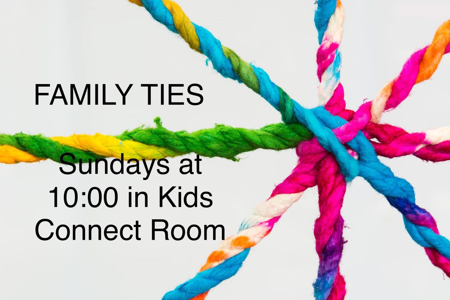 Family Ties A New Sunday School Class For Kids And Their Families 