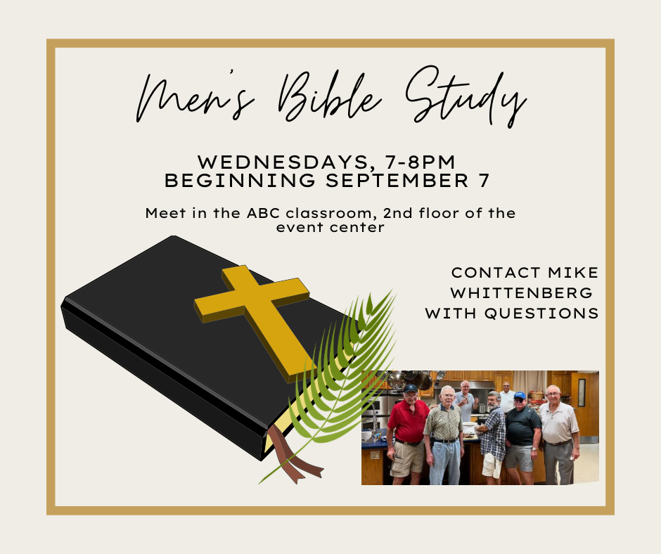 Men s Bible Study First United Methodist Church