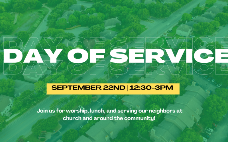 Day of Service-You are Needed!