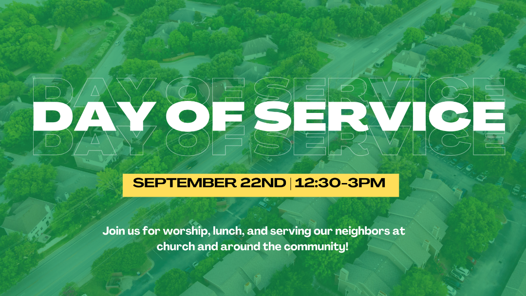 Day of Service-You are Needed!