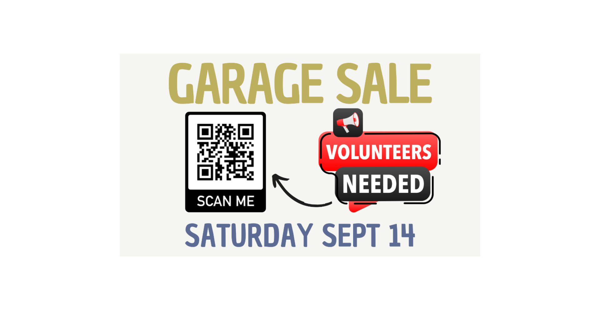 Garage Sale Sign-Up!