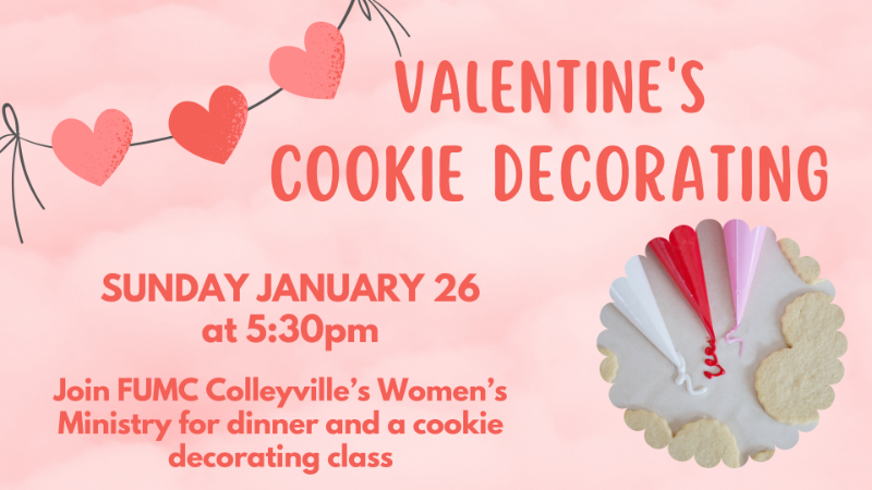 Valentine Cookie Decorating Class