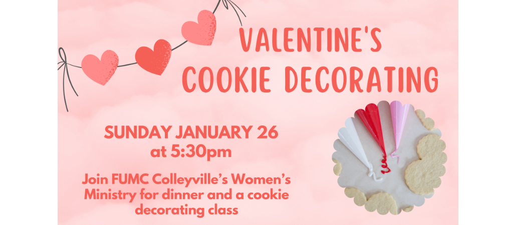 Valentine Cookie Decorating Class